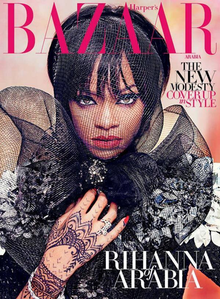 Illustration for article titled Rihanna Models 'The New Modesty' in Harper's Bazaar Arabia